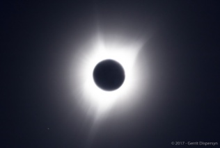 Eclipse Oregon 2017, Mercury and Mars. Credit: AAAP member Gerrit Dispersyn